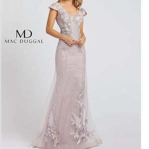 Mac Duggal mother of the bride evening dress